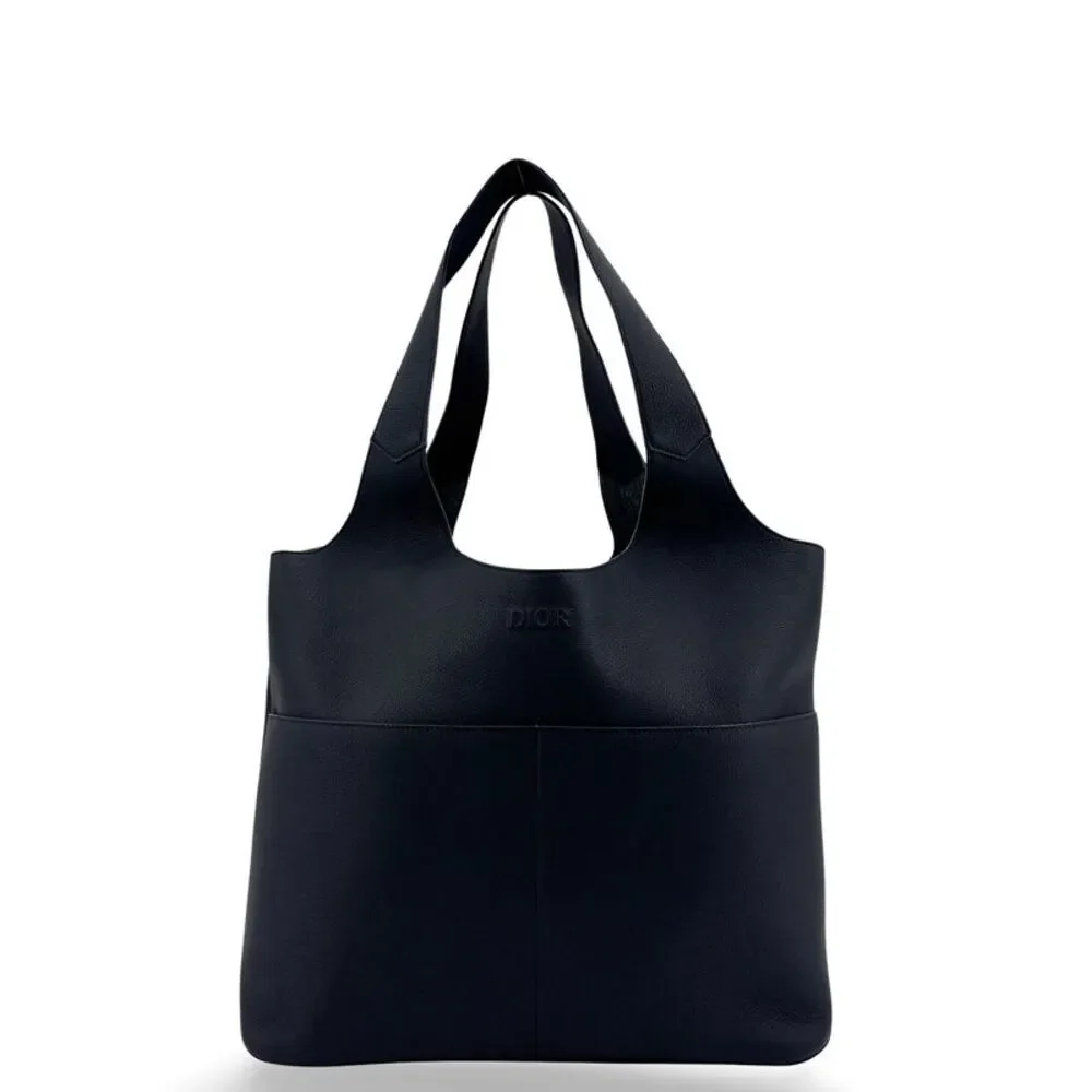 Dior Icon Calfskin Tote Bag (Black)